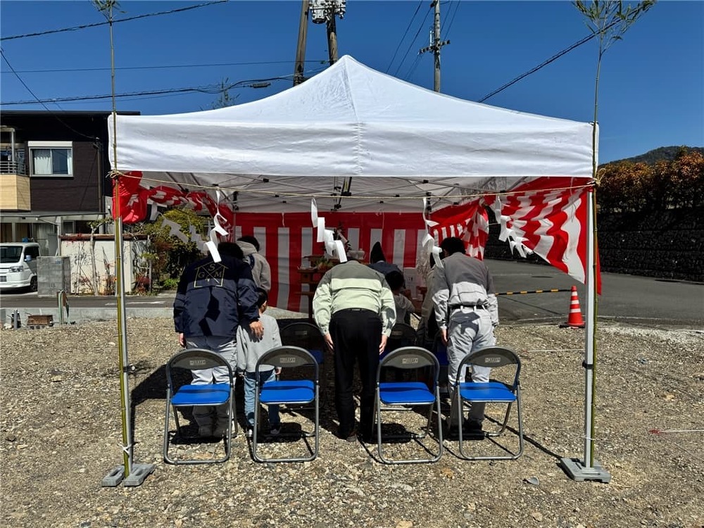 地鎮祭を行いました。